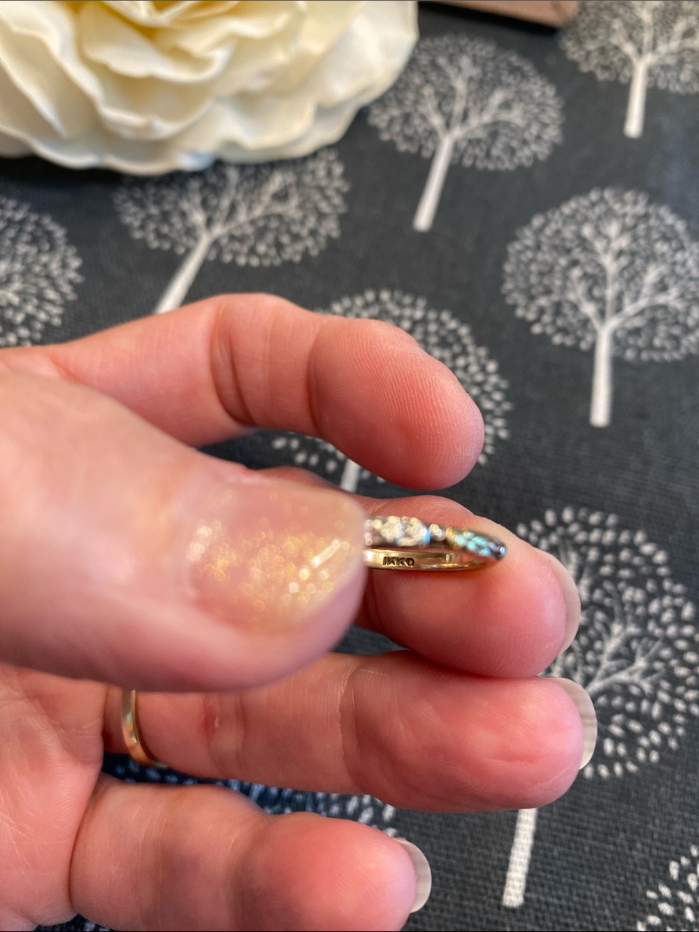 FINAL PRICE DROP‼️Floral Tri-Color Gold Ring - Picture 6 of 16